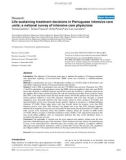 Báo cáo khoa học: Life-sustaining treatment decisions in Portuguese intensive care units: a national survey of intensive care physicians