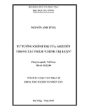 Tóm tắt Luận văn Thạc sĩ Khoa học xã hội và nhân văn: Tư tưởng chính trị của Arixtôt trong tác phẩm Chính trị luận