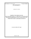 Luận án Tiến sĩ Y học: Nghiên cứu đặc điểm lâm sàng, hình ảnh cộng hưởng từ và hiệu quả của phương pháp tiêm methylprednisolon acetat ngoài màng cứng ở bệnh nhân thoát vị đĩa đệm cột sống cổ