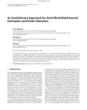 Báo cáo hóa học: An Evolutionary Approach for Joint Blind Multichannel Estimation and Order Detection