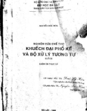 Luận án Thạc sĩ: Nghiên cứu chế tạo khuếch đại phổ kế và bộ xử lý tương tự