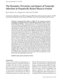 Báo cáo khoa học: The Dynamics, Prevalence and Impact of Nematode Infections in Organically Raised Sheep in Sweden