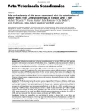 Báo cáo khoa học: A farm-level study of risk factors associated with the colonization of broiler flocks with Campylobacter spp. in Iceland, 2001 – 2004