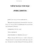 VIÊM NGOẠI TÂM MẠC (PERICARDITIS)