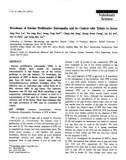 Báo cáo khoa học: Prevalence of Porcine Proliferative Enteropathy Its Control with Tylosin in Korea