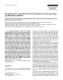 Báo cáo khoa học: Development of a sandwich ELISA for the detection of Listeria spp. using specific flagella antibodies