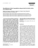 Báo cáo khoa học: Quantification of mitral regurgitation using proximal isovelocity surface area method in dogs