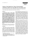 Báo cáo khoa học: Expression of Open Reading Frame 5 Protein of Porcine Reproductive and Respiratory Syndrome Virus Using Semliki Forest Virus Expression System