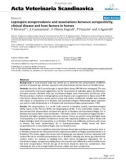 Báo cáo khoa học: Leptospira seroprevalence and associations between seropositivity, clinical disease and host factors in horse