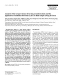 Báo cáo khoa học: Analysis of the seroprevalence of bovine paratuberculosis and the application of modified absorbed ELISA to field sample testing in Korea