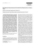 Báo cáo khoa học: Development of immunoassays for the detection of kanamycin in veterinary fields