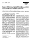 Báo cáo khoa học: Protection of chicken against very virulent IBDV provided by in ovo priming with DNA vaccine and boosting with killed vaccine and the adjuvant effects of plasmid-encoded chicken interleukin-2 and interferon-g