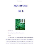 MỘC HƯƠNG (Kỳ 2)