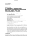 Báo cáo hóa học: Research Article On the Existence of Equilibrium Points, Boundedness, Oscillating Behavior and Positivity of a SVEIRS Epidemic Model under Constant and Impulsive Vaccination