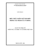 Luận văn Thạc sĩ Ngôn ngữ, Văn học và Văn hóa Việt Nam: Biểu thức ngôn ngữ rào đón trong tác phẩm của Vi Hồng