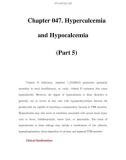 Chapter 047. Hypercalcemia and Hypocalcemia (Part 5)