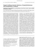 Báo cáo khóa học: Damped oscillatory hysteretic behaviour of butyrylcholinesterase with benzoylcholine as substrate