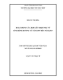 Luận văn Thạc sĩ Lịch sử Việt Nam: Hoạt động của Hội Liên hiệp Phụ nữ tỉnh Bình Dương từ năm 1997 đến năm 2017