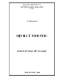 Luận văn Thạc sĩ Toán học: Định lý Pompeiu