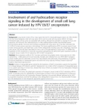 Báo cáo hóa học: Involvement of aryl hydrocarbon receptor signaling in the development of small cell lung cancer induced by HPV E6/E7 oncoproteins