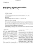 Báo cáo hóa học: Blind I/Q Signal Separation-Based Solutions for Receiver Signal Processing