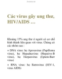 Các virus gây ung thư, HIV/AIDS