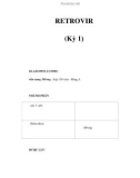 RETROVIR (Kỳ 1)