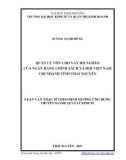 Luận văn Thạc sĩ Quản lý kinh tế: Quản lý vốn cho vay hộ nghèo của Ngân hàng Chính sách xã hội Việt Nam - Chi nhánh tỉnh Thái Nguyên