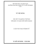 Luận văn Thạc sĩ Kinh tế: Thu hút và quản lý rủi ro vốn đầu tư gián tiếp nước ngoài