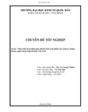 Đề tài: Phát triển hoạt động giao dịch kì hạn trái phiếu của công ty chứng khoán ngân hàng công thương Việt Nam