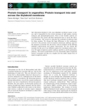 Báo cáo khoa học: Protein transport in organelles: Protein transport into and across the thylakoid membrane