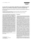 Báo cáo khoa học: In vitro and in vivo gene therapy with CMV vector-mediated presumed dog b-nerve growth factor in pyridoxine-induced neuropathy dogs