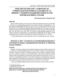 Tổng hợp các dẫn chất 1-(3-methoxy-4-(4-(pyridinyl)alkyloxy)phenyl)-3-(3-(5-methyl-1H-imidazol-1-yl)propyl)thioure mới hướng ức chế enzyme glutaminyl cyclase