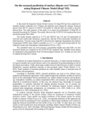 Báo cáo nghiên cứu khoa học On the seasonal prediction of surface climate over Vietnam using Regional Climate Model (RegCM3) 