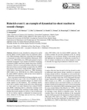 Heinrich event 1: an example of dynamical ice-sheet reaction to oceanic changes