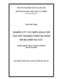 Dự thảo tóm tắt Luận án Tiến sĩ Vật lý: Nghiên cứu và triển khai chế tạo thiết bị thăm dò địa điện đa cực