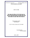 Luận văn Thạc sĩ Khoa học lâm nghiệp: Xây dựng hệ thống cơ sở dữ liệu phục vụ theo dõi diễn biến rừng tại huyện Vĩnh Linh, tỉnh Quảng Trị dựa trên công nghệ GIS