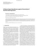 Báo cáo hóa học: A Robust Capon Beamformer against Uncertainty of Nominal Steering Vector