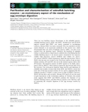 Báo cáo khoa học: Puriﬁcation and characterization of zebraﬁsh hatching enzyme – an evolutionary aspect of the mechanism of egg envelope digestion