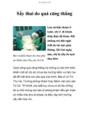 Sẩy thai do quá căng thẳng