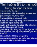 Cấp cứu bệnh nhân chấn thương cột sống tại hiện trường (Phần 3)