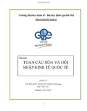 Tiểu luận: Toàn cấu hóa và hội nhập kinh tế quốc tế