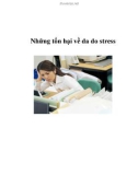 Những tổn hại về da do stress