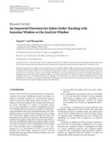 Báo cáo hóa học: Research Article An Improved Flowchart for Gabor Order Tracking with Gaussian Window as the Analysis Window