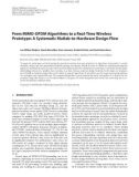 Báo cáo hóa học: From MIMO-OFDM Algorithms to a Real-Time Wireless Prototype: A Systematic Matlab-to-Hardware Design Flow