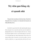 Trị viêm gan bằng cây cỏ quanh nhà