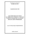 Luận văn Thạc sĩ Quản trị kinh doanh: Hoàn thiện kiểm soát nội bộ chu trình cung cấp dịch vụ và thu tiền tại Trung tâm Khai thác vận chuyển thuộc bưu điện tỉnh Bình Định