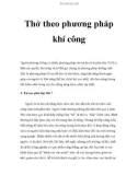 Thở theo phương pháp khí công