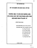 Đề tài nghiên cứu khoa học cấp bộ: Thương hiệu và bảo hộ thương hiệu của hàng hóa Việt Nam trong bối cảnh hội nhập kinh tế quốc tế