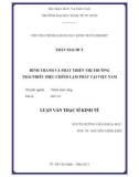 Luận văn Thạc sĩ Kinh tế: Hình thành và phát triển thị trường trái phiếu hiệu chỉnh lạm phát tại Việt Nam